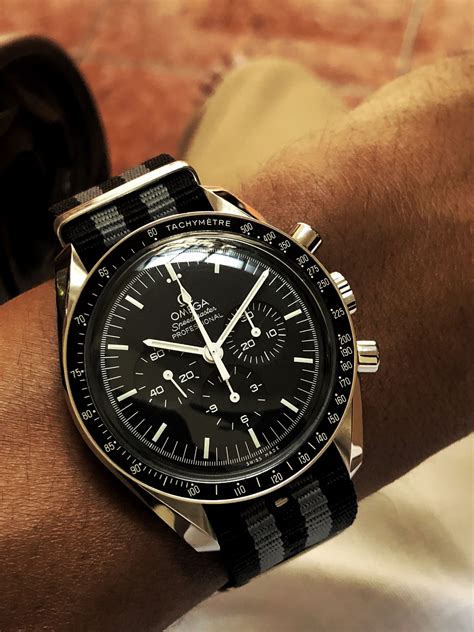 can the 19mm omega nato strap fit omega speedmaster reduced